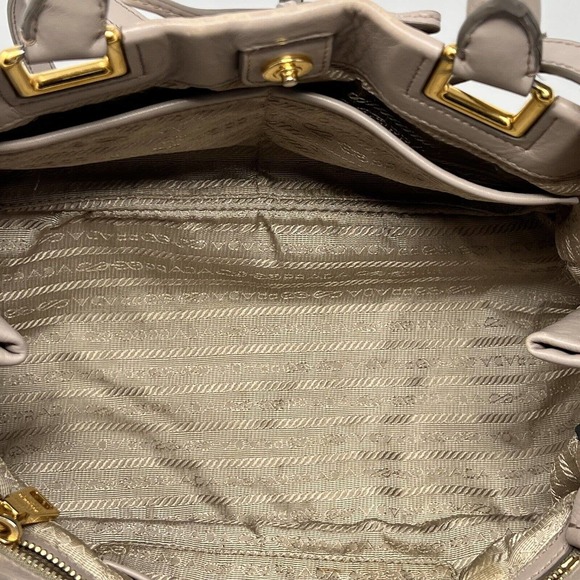 Authentic Prada Hand Bag Satchel Calf Leather 2237218 - Picture 11 of 16